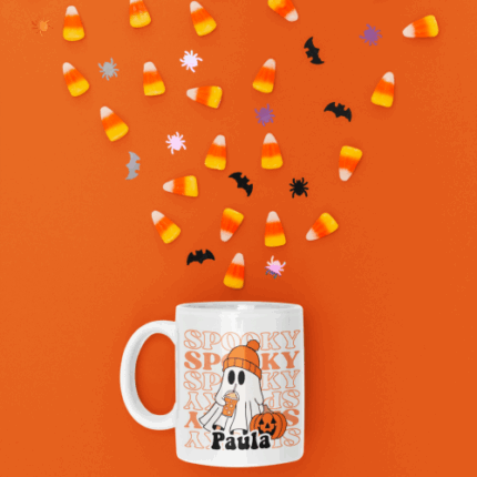 Caneca de Halloween- Fantasma Spooky