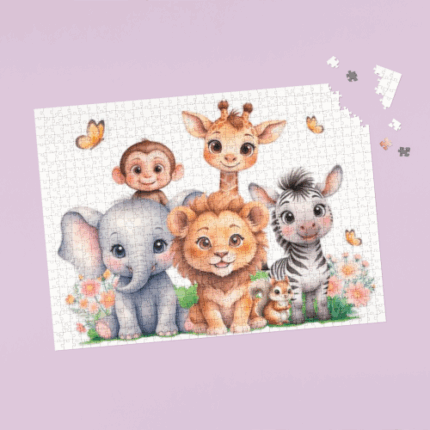 Puzzle Infantil com Animais