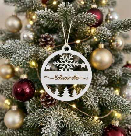 Bola Natal com Nome