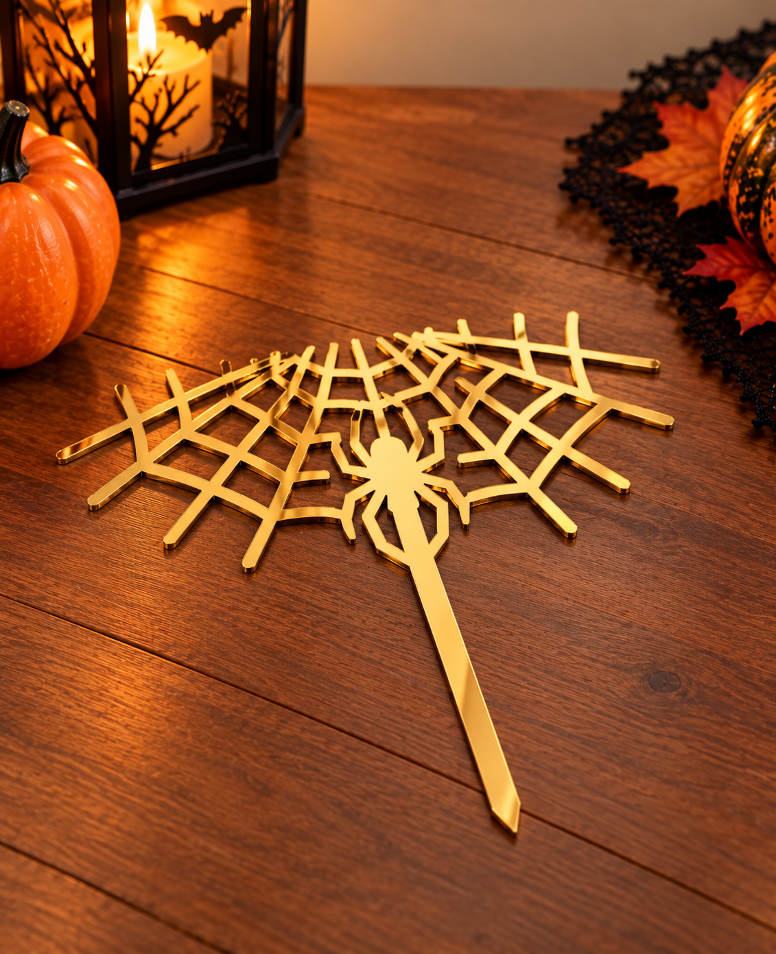 Teia Dourada de Halloween